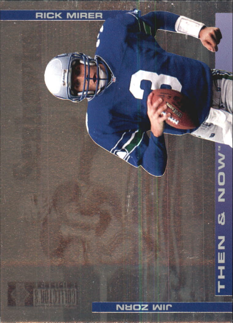 1994 Collector's Choice Then and Now #6 Rick Mirer/Jim Zorn