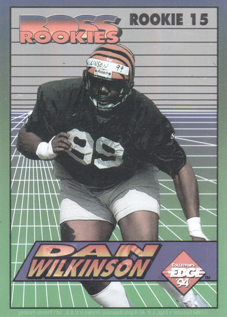 1994 Collector's Edge Boss Rookies #15 Dan Wilkinson