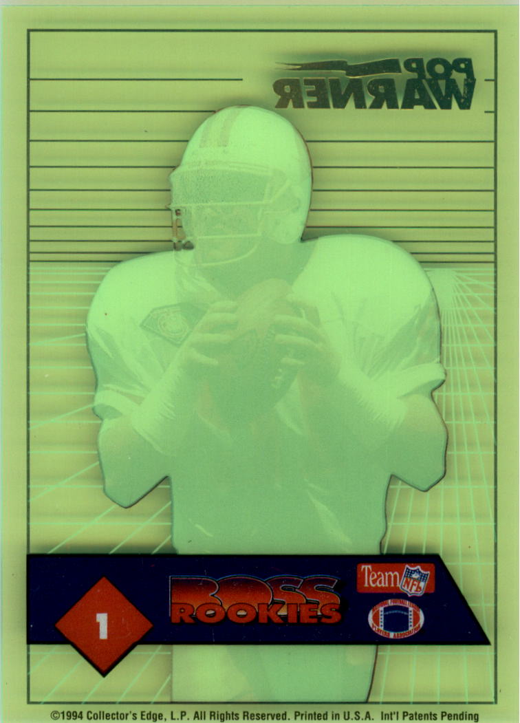 1994 Collector's Edge Boss Rookies Update Green #1 Trent Dilfer back image