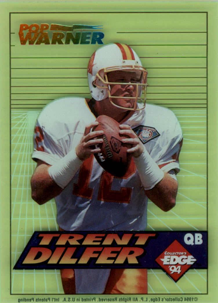 1994 Collector's Edge Boss Rookies Update Green #1 Trent Dilfer