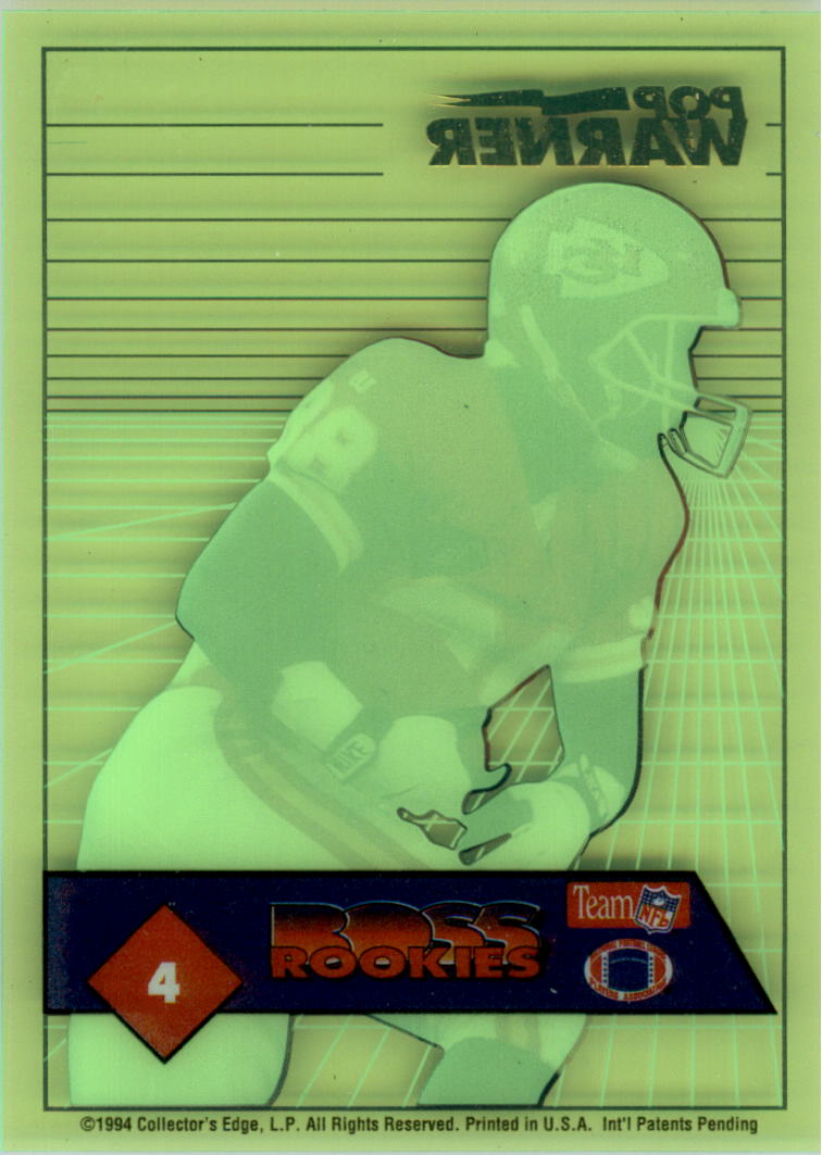 1994 Collector's Edge Boss Rookies Update Green #4 Lake Dawson back image
