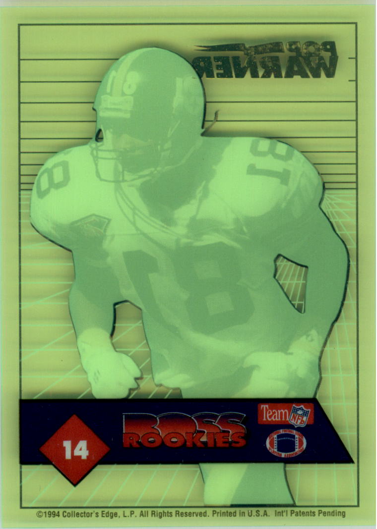 1994 Collector's Edge Boss Rookies Update Green #14 Charles Johnson back image