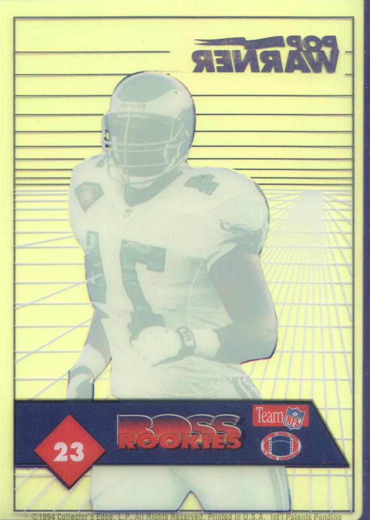 1994 Collector's Edge Boss Rookies Update Green #23 Bernard Williams back image