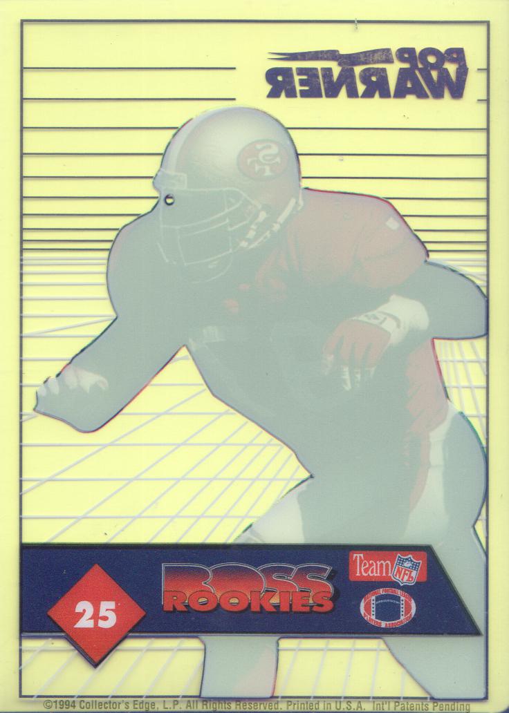 1994 Collector's Edge Boss Rookies Update Green #25 Bryant Young back image