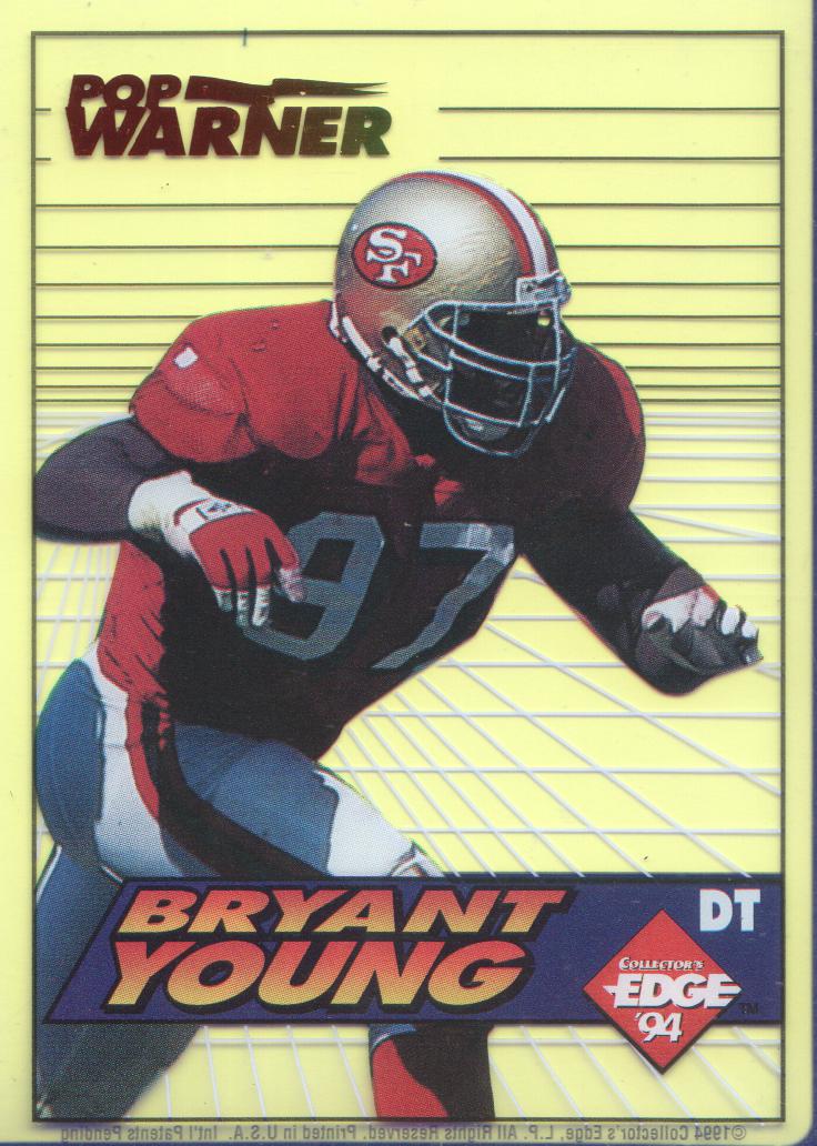 1994 Collector's Edge Boss Rookies Update Green #25 Bryant Young