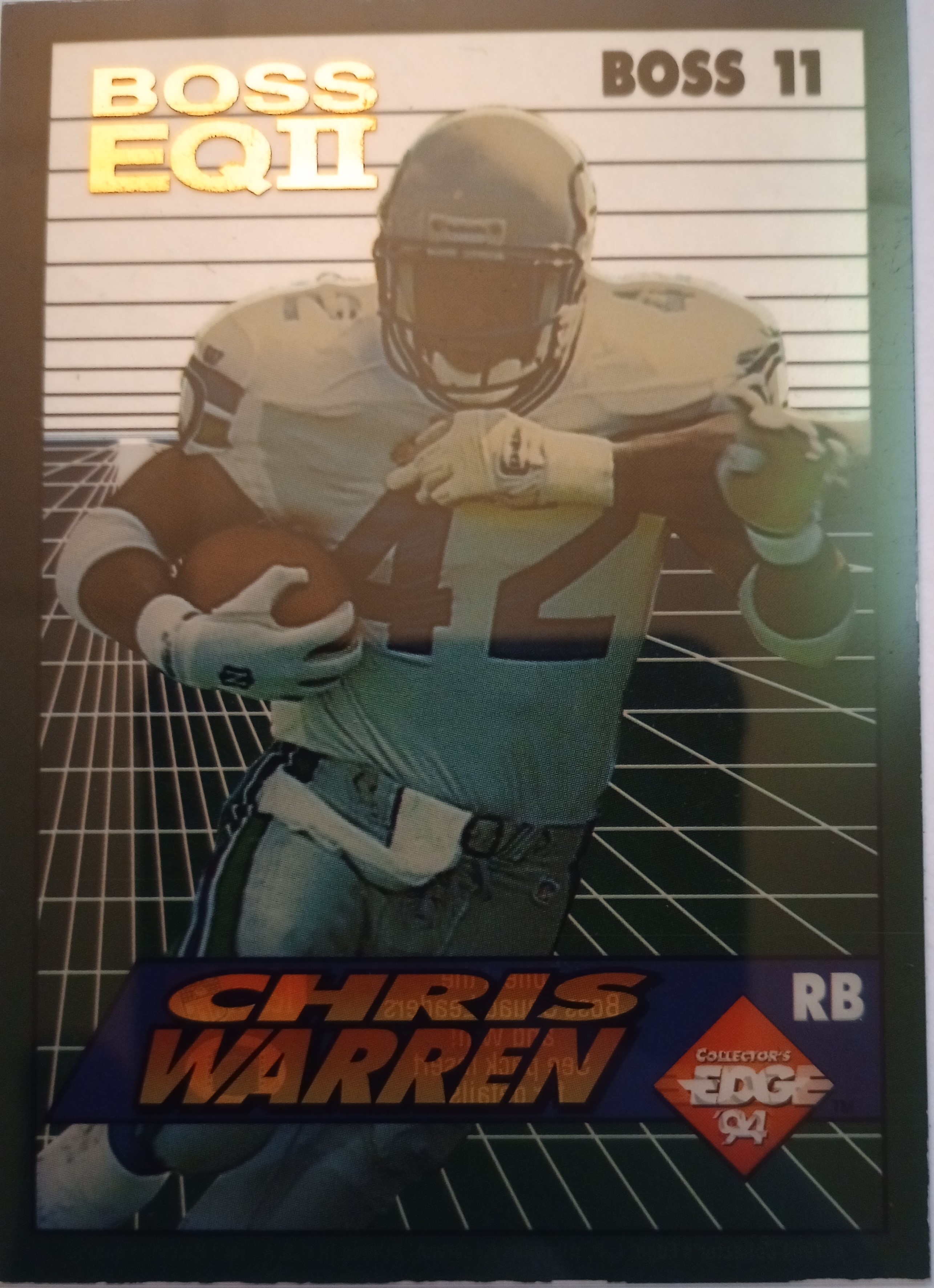 1994 Collector's Edge Football Boss Squad Bronze EQII Insert Singles -You Choose - Picture 11 of 25