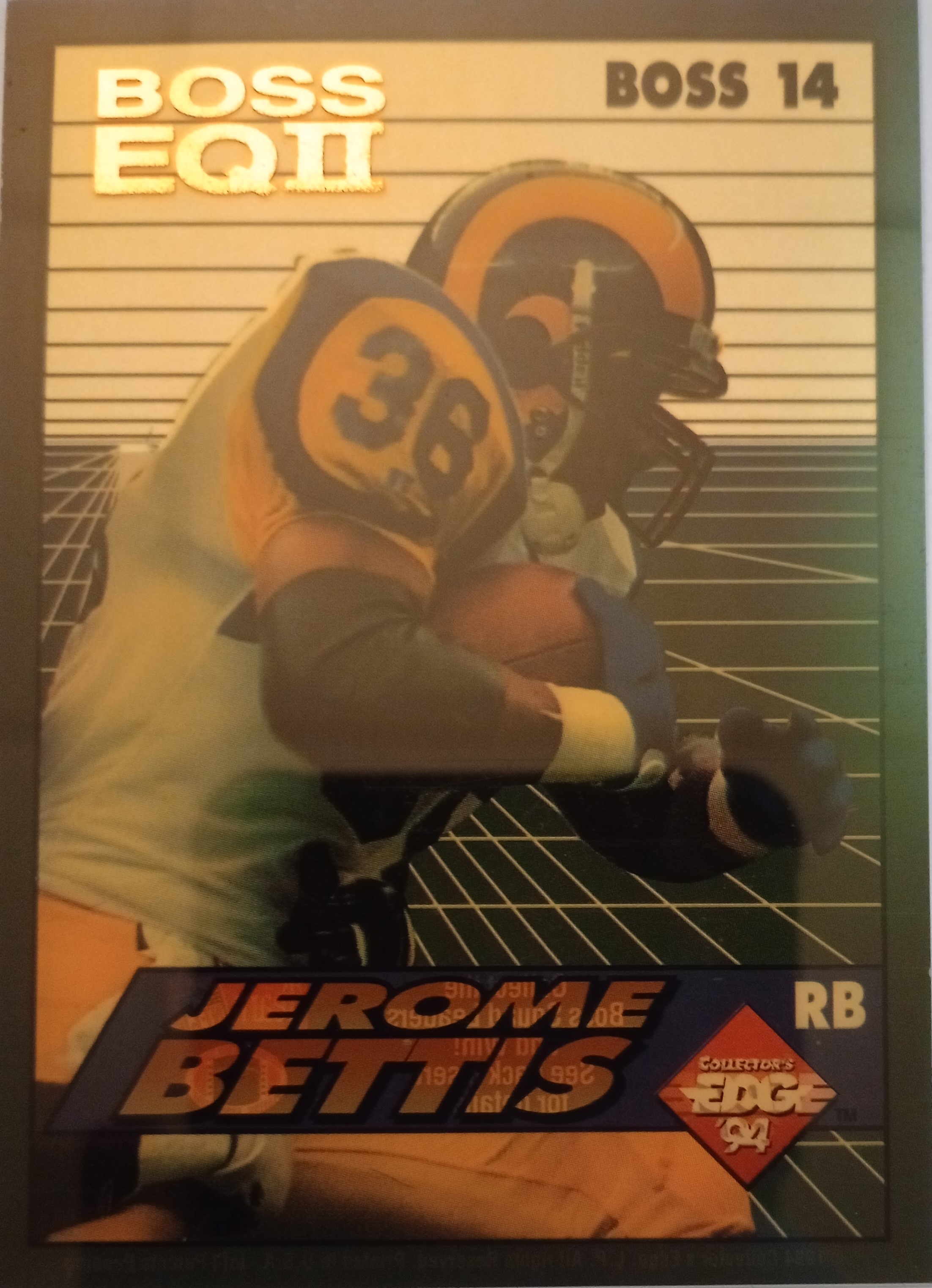 1994 Collector's Edge Football Boss Squad Bronze EQII Insert Singles -You Choose - Picture 14 of 25