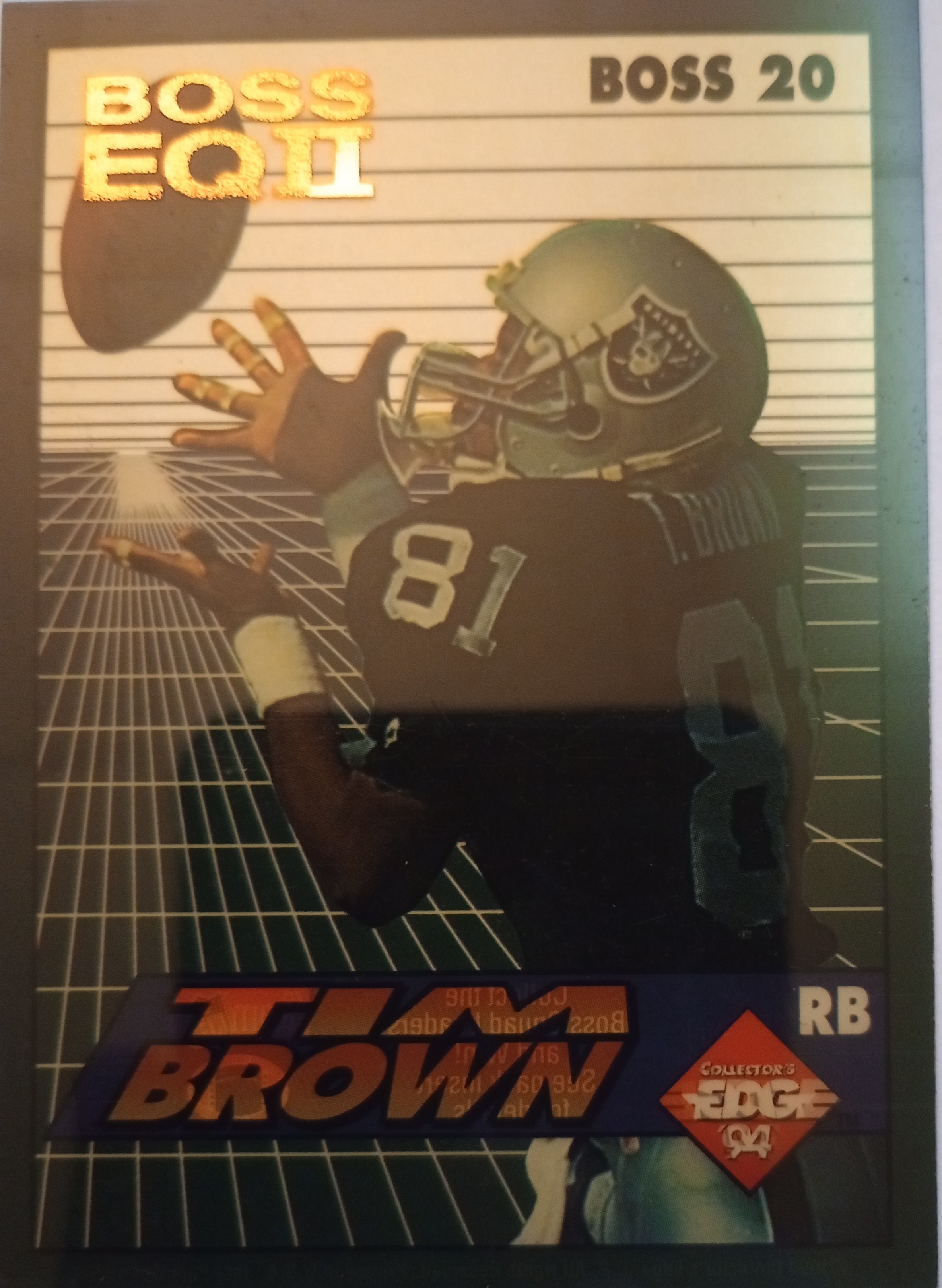 1994 Collector's Edge Football Boss Squad Bronze EQII Insert Singles -You Choose - Picture 20 of 25