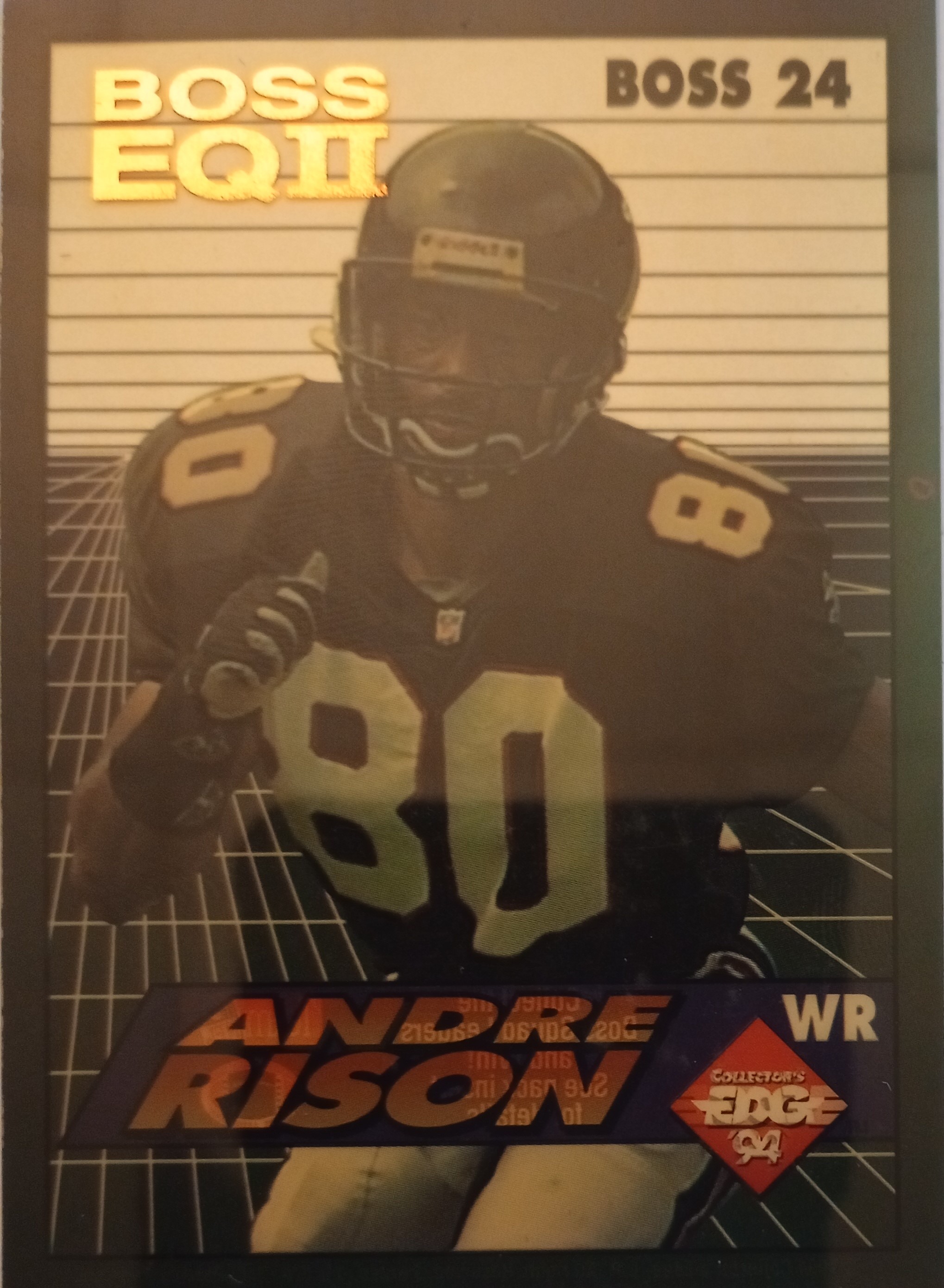 1994 Collector's Edge Football Boss Squad Bronze EQII Insert Singles -You Choose - Picture 24 of 25