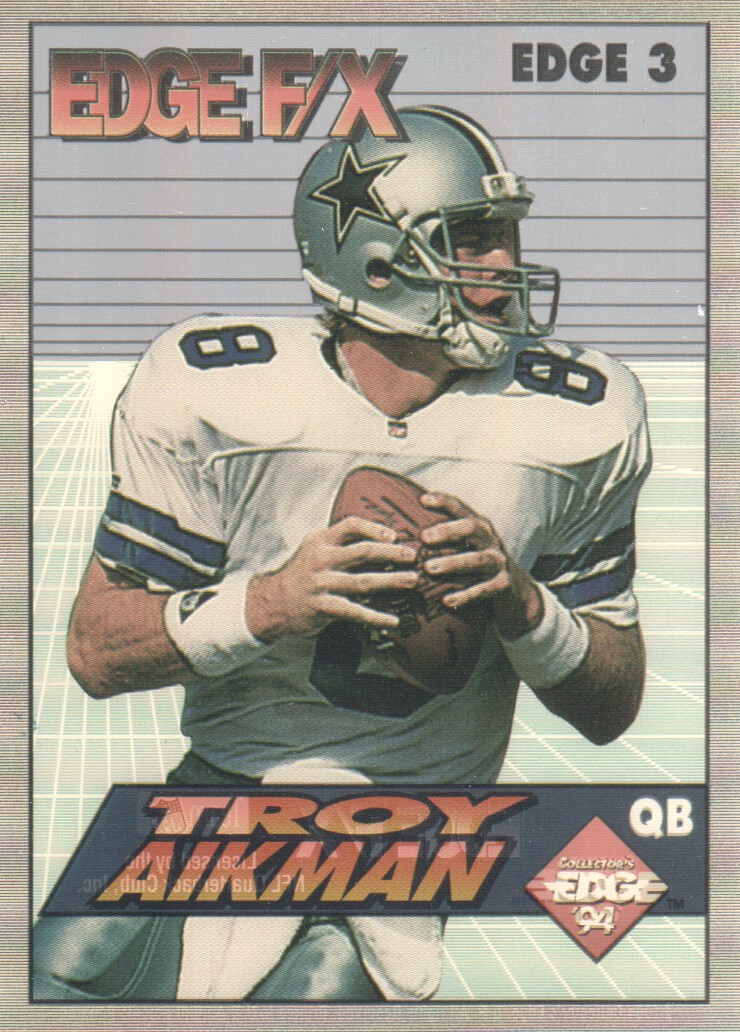 1994 Collector's Edge FX #3 Troy Aikman