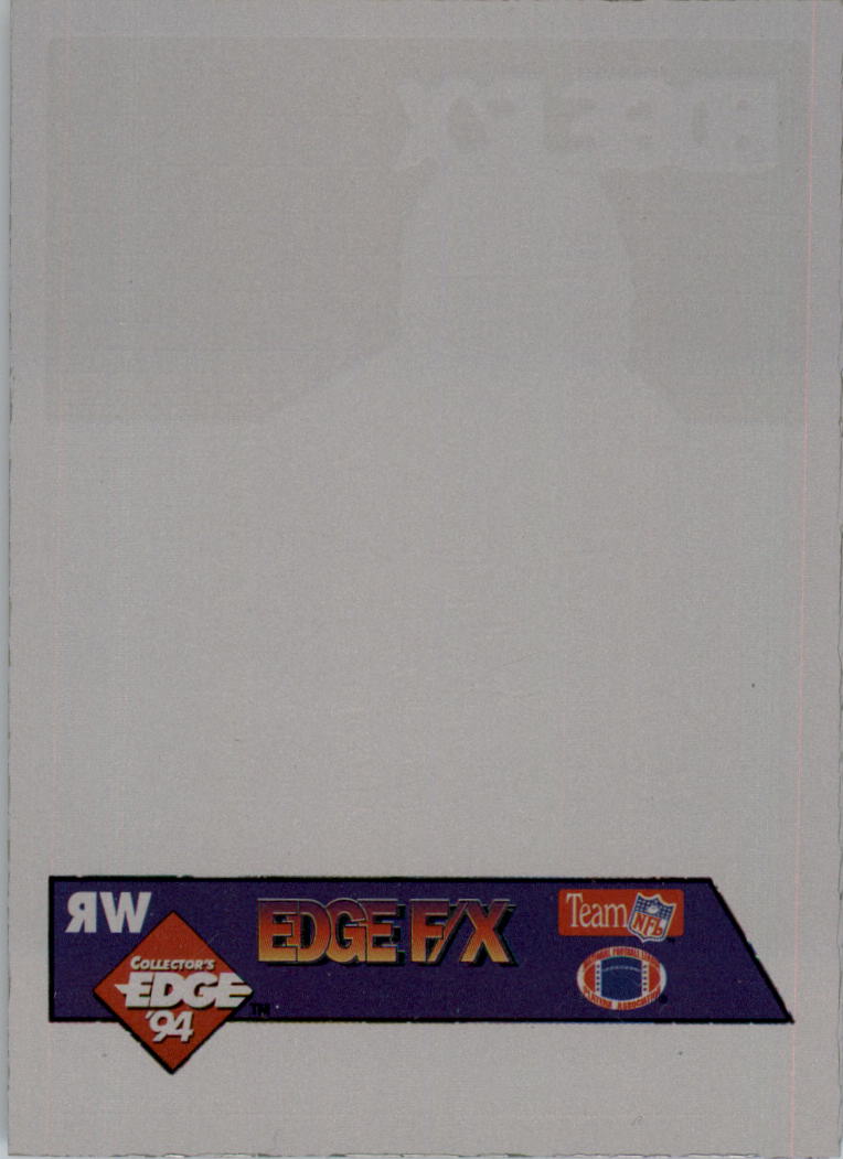 1994 Collector's Edge FX Silver Backs #6 Anthony Miller back image