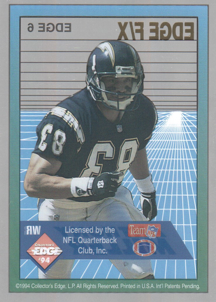 1994 Collector's Edge FX Silver Letters #6 Anthony Miller back image