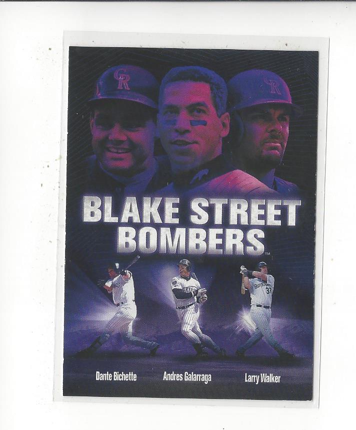 2021 Topps Archives Movie Poster Cards #MPC12 Larry Walker/Andres Galarraga/Dante Bichette