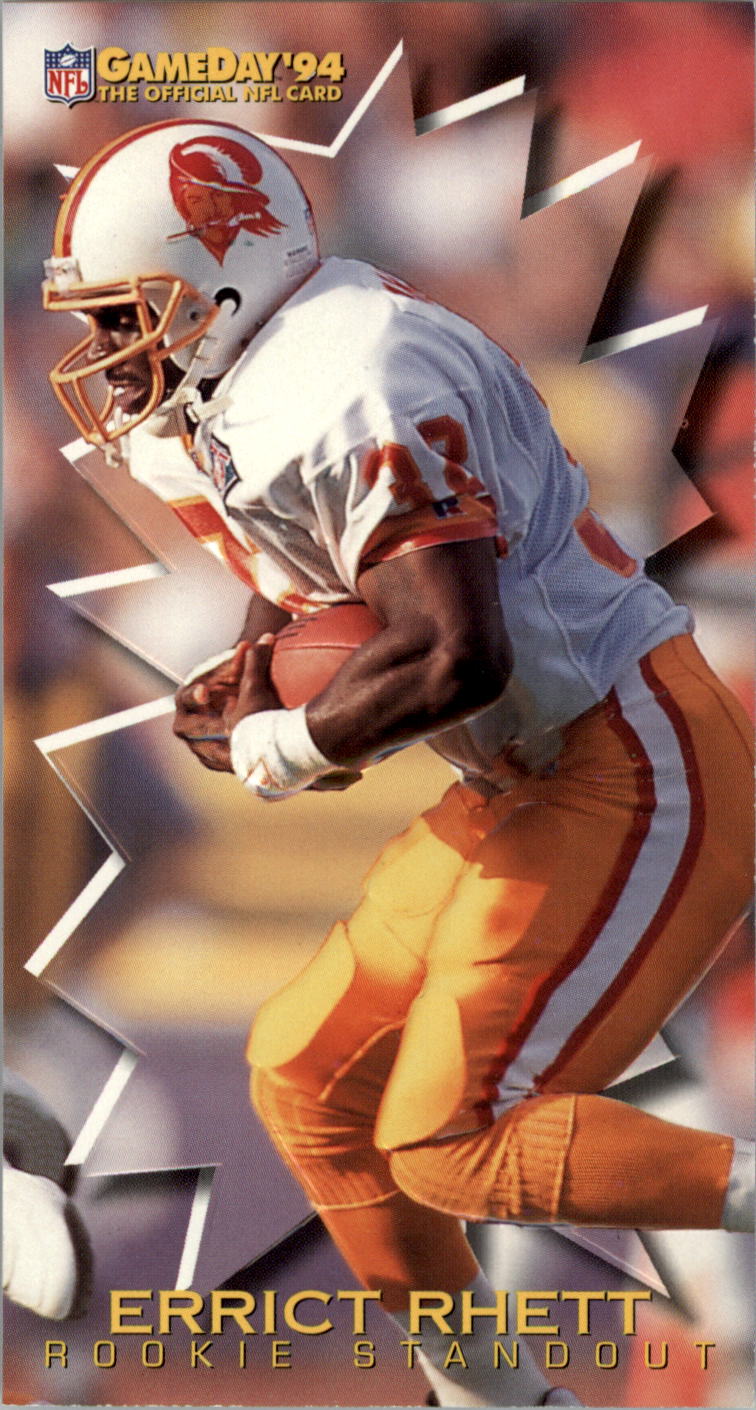 Ericht Rhett 1994 GameDay Rookie Standouts #12 Errict Rhett - NM-MT - Triple Play ...