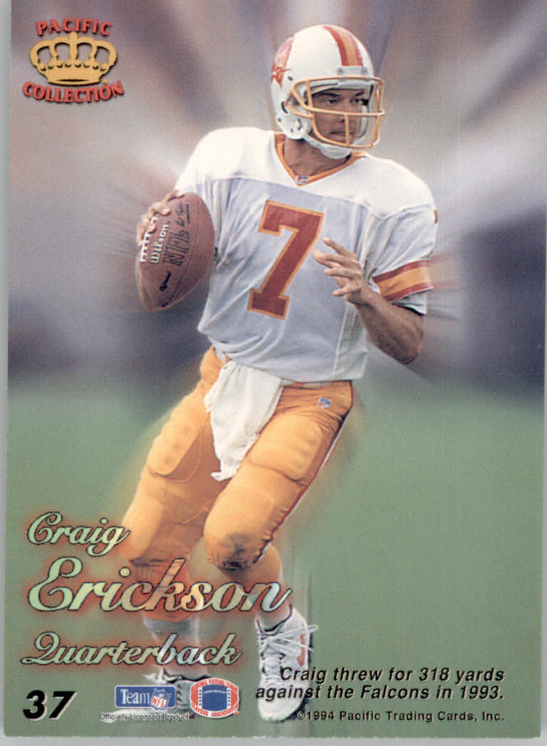 1994 Pacific Prisms Football "Gold" Parallel Cards - Bild 7 von 37