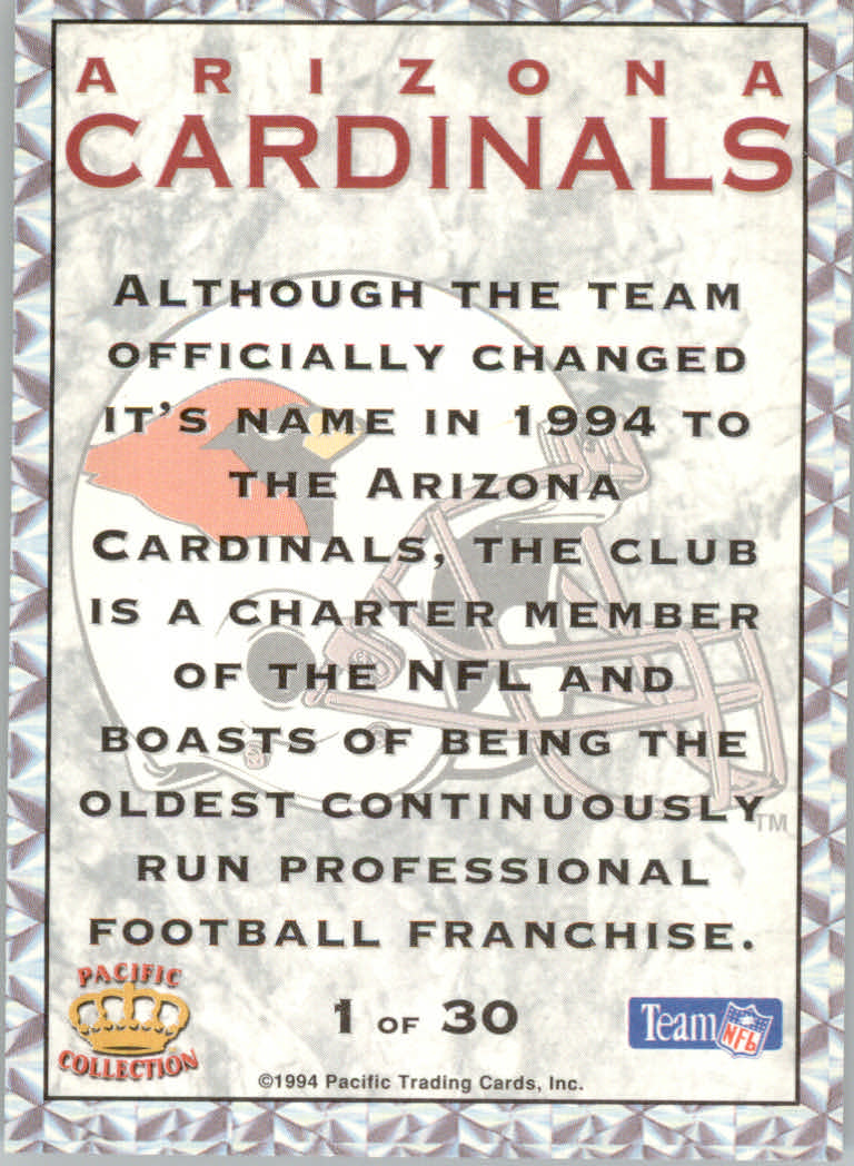 1994 Pacific Prisms Football "Team Helmets" Insert Cards - Picture 3 of 21