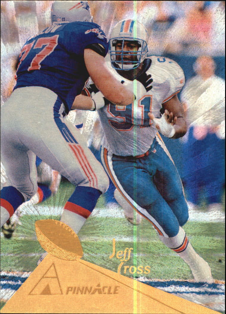 1990 ACTION PACKED FOOTBALL CARD MIAMI DOLPHINS #142 JEFF CROSS