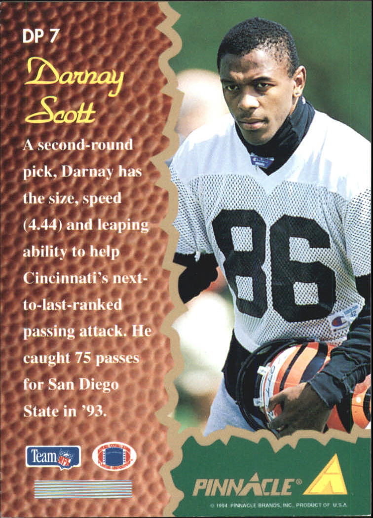 1994 Pinnacle Draft Pinnacle Dufex #DP7 Darnay Scott