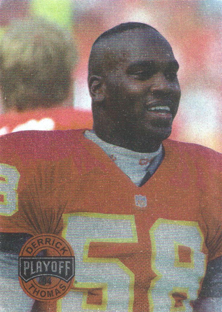 1990 Score Football Card #500 Derrick Thomas CHIEFS