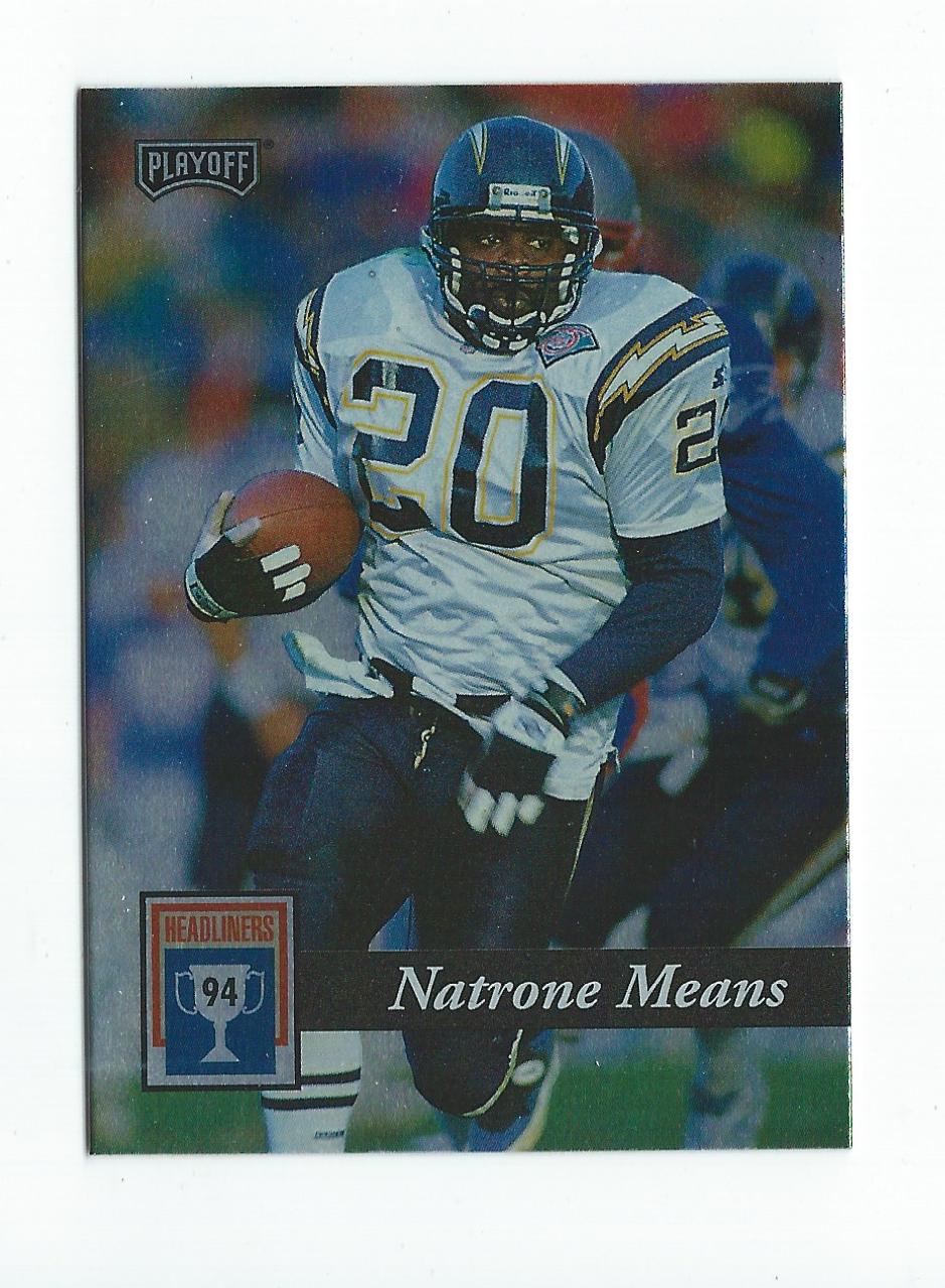 1994 Playoff Headliners Redemption #4 Natrone Means