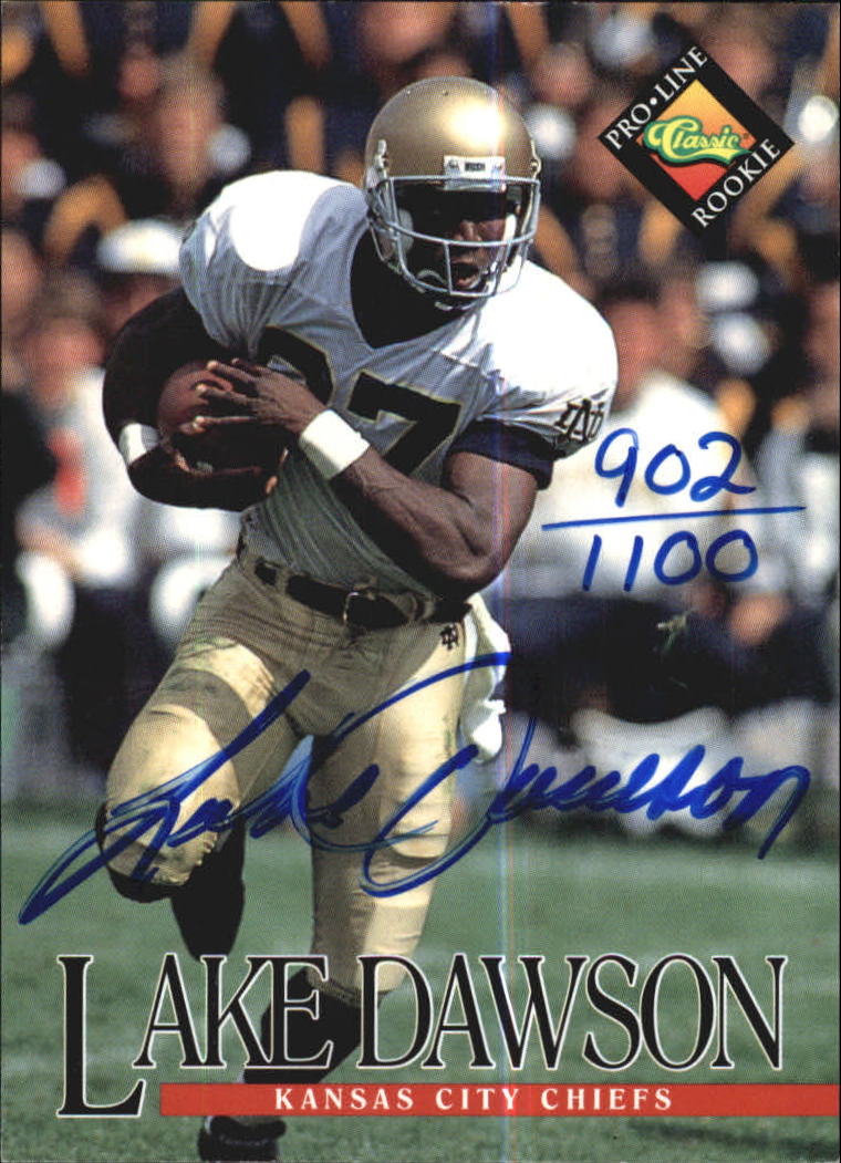 1994 Pro Line Live Autographs #35 Lake Dawson/1100
