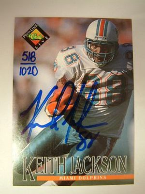 1994 Pro Line Live Autographs #67 Keith Jackson/1020