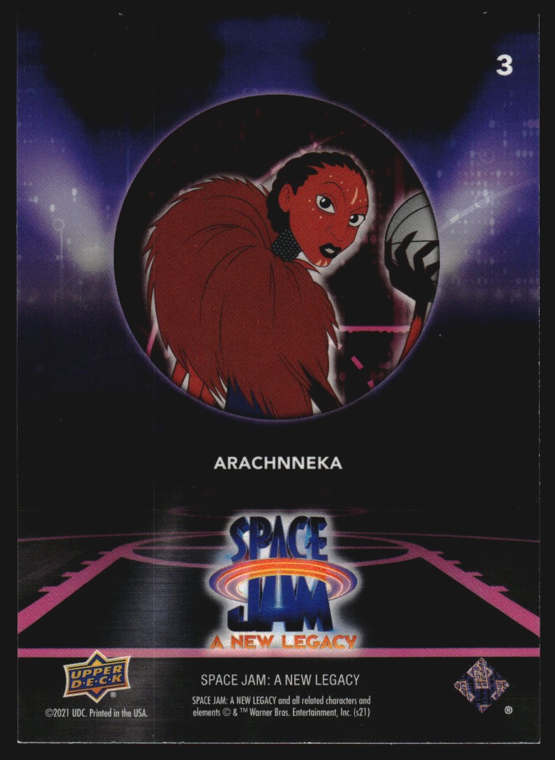 2021 Upper Deck Space Jam A New Legacy Retail #3 Arachnneka - NM-MT