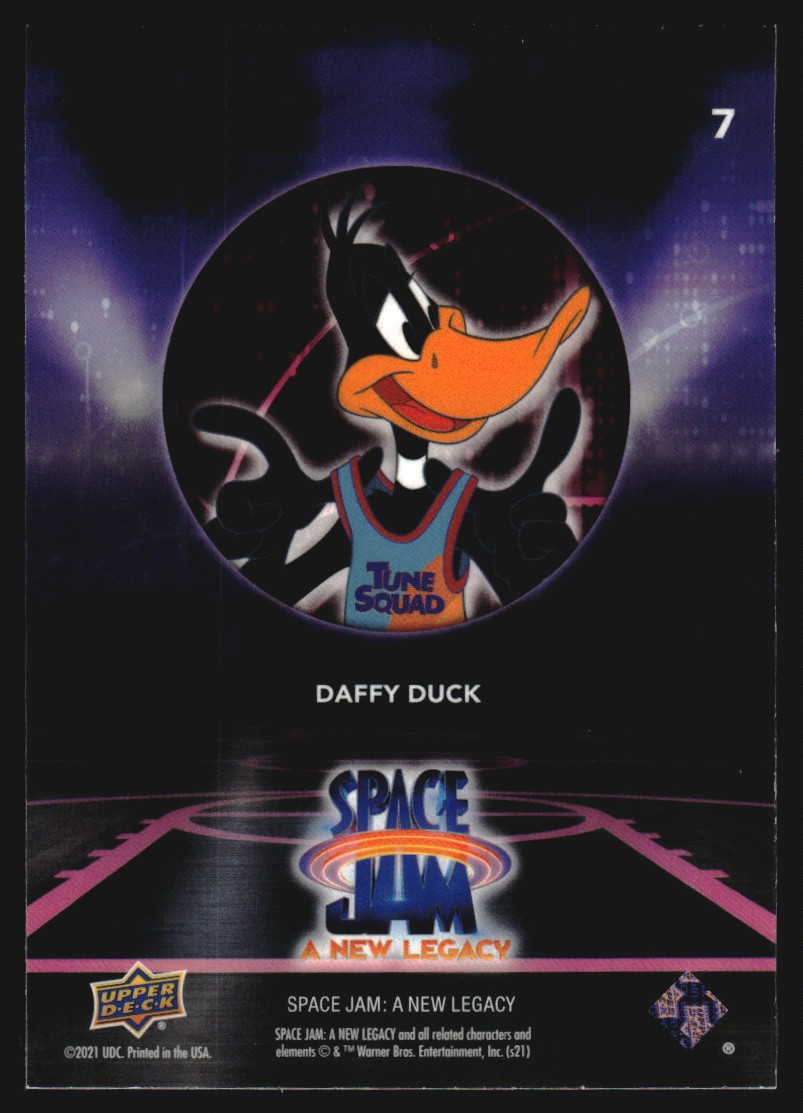2021 Upper Deck Space Jam A New Legacy Retail 7 Daffy Duck NMMT