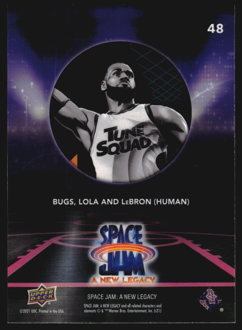 2021 Upper Deck Space Jam A New Legacy Retail 48 Bugs, Lola and LeBron