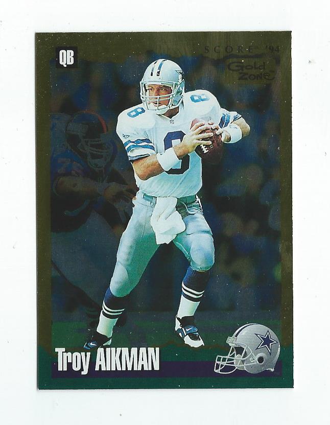 1994 Score Gold Zone #2 Troy Aikman