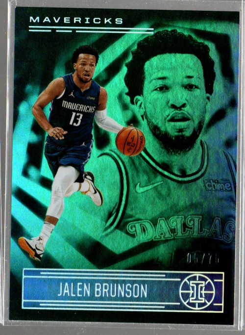 2020-21 Panini Illusions Teal #125 Jalen Brunson /75 | eBay