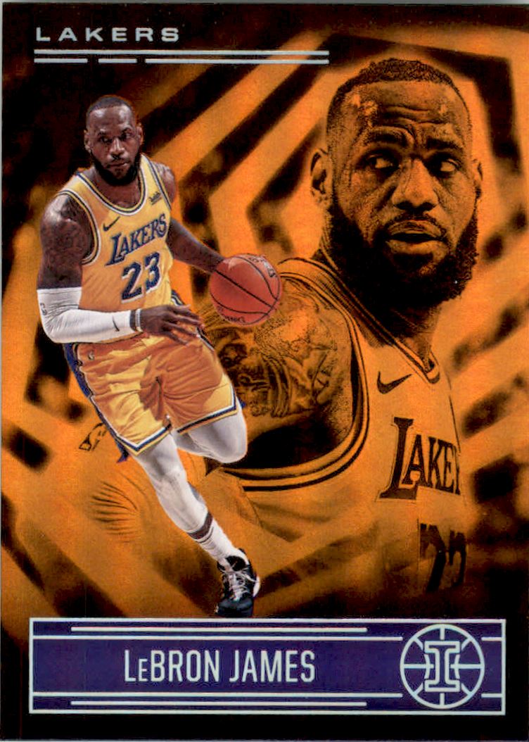 2020-21 Panini Illusions Orange #101 LeBron James