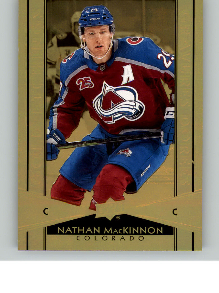 202122 Upper Deck Tim Hortons Gold Etchings G15 Nathan MacKinnon NM