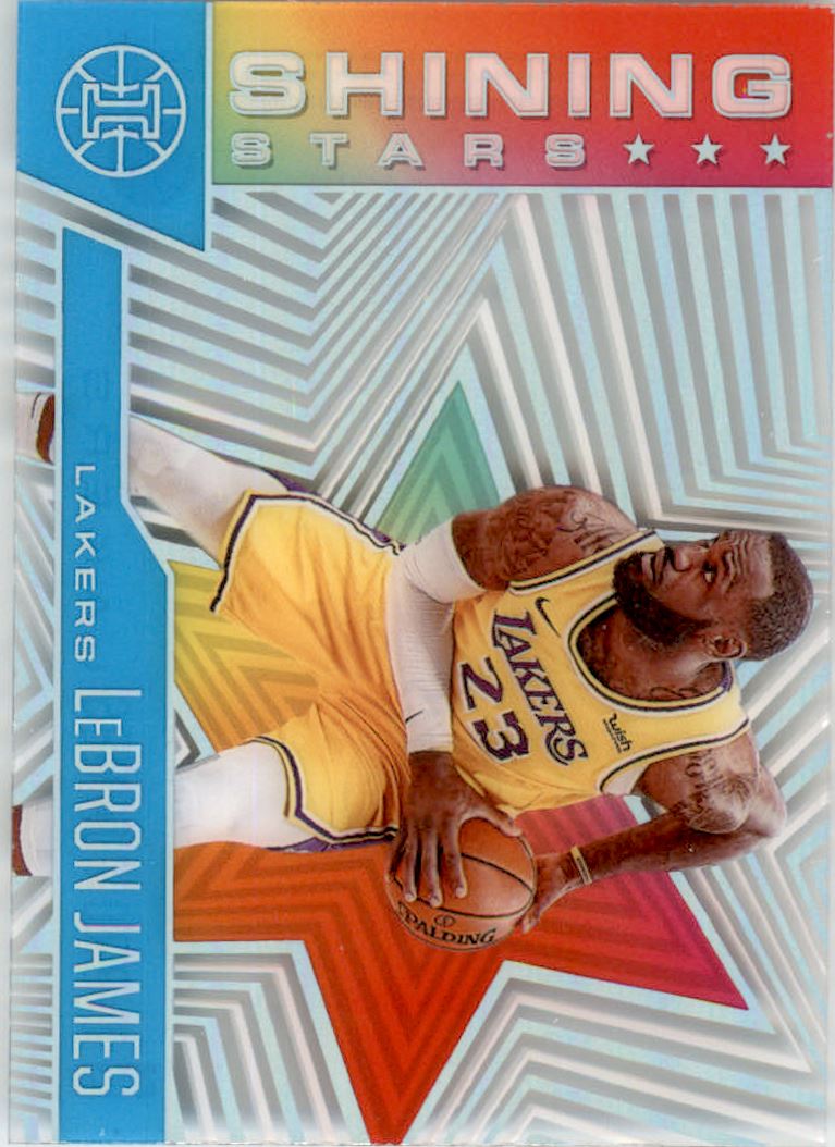 2020-21 Panini Illusions Shining Stars Sapphire #1 LeBron James