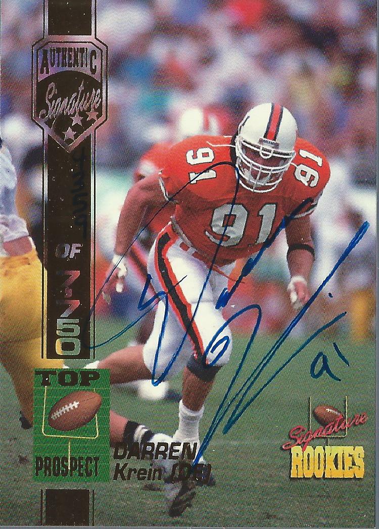 1994 Signature Rookies Autographs #29 Darren Krein
