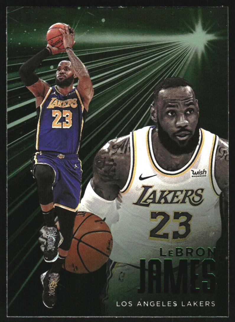2020-21 Panini Chronicles Green #227 LeBron James/Essentials