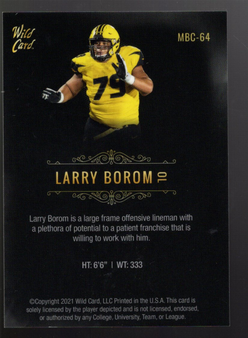 B3973- 2021 Wild Card Matte Football Assorted Cards -You Pick- 15+ FREE US SHIP - Picture 33 of 41