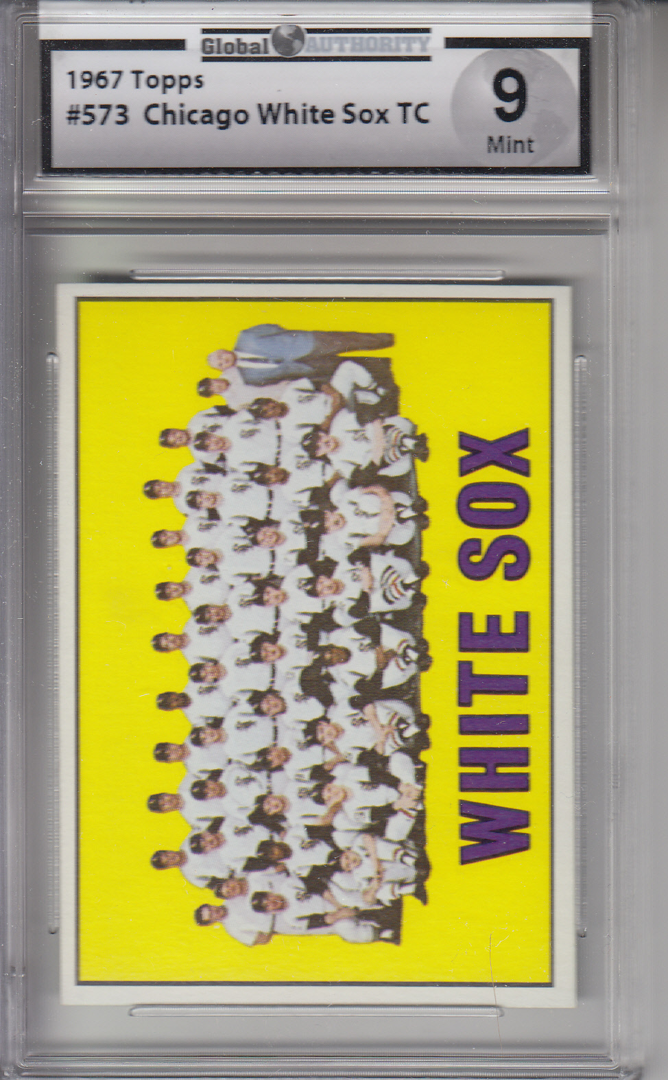 1967 Topps #573 White Sox Team WHITE SOX GAI 9 MT Z13890