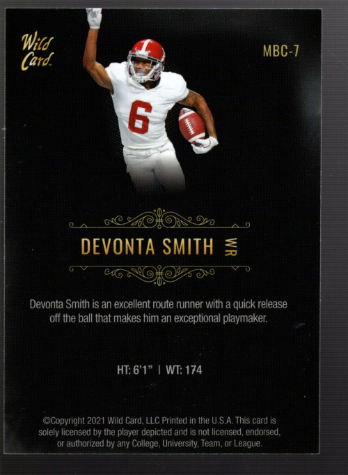 B3973- 2021 Wild Card Matte Football Assorted Cards -You Pick- 15+ FREE US SHIP - Picture 9 of 41
