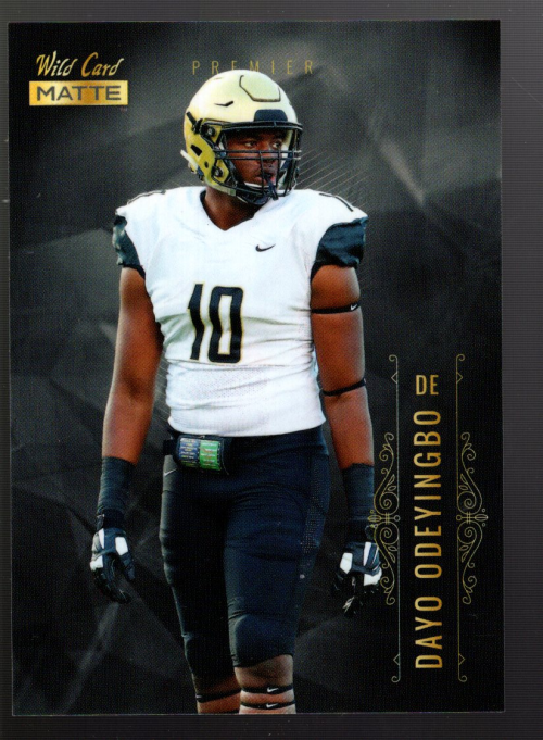 B3973- 2021 Wild Card Matte Football Assorted Cards -You Pick- 15+ FREE US SHIP - Picture 20 of 41