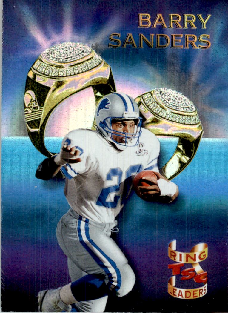 1994 Stadium Club Ring Leaders #8 Barry Sanders - NM-MT - Burbank  Sportscards