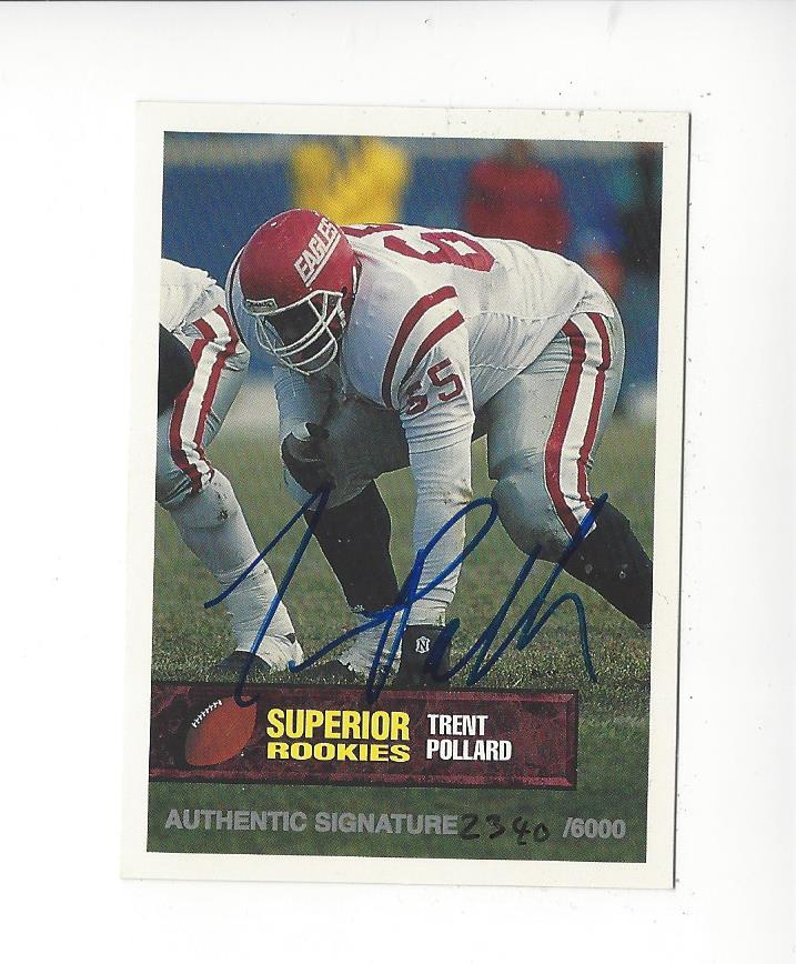 1994 Superior Rookies Autographs #4 Trent Pollard/6000