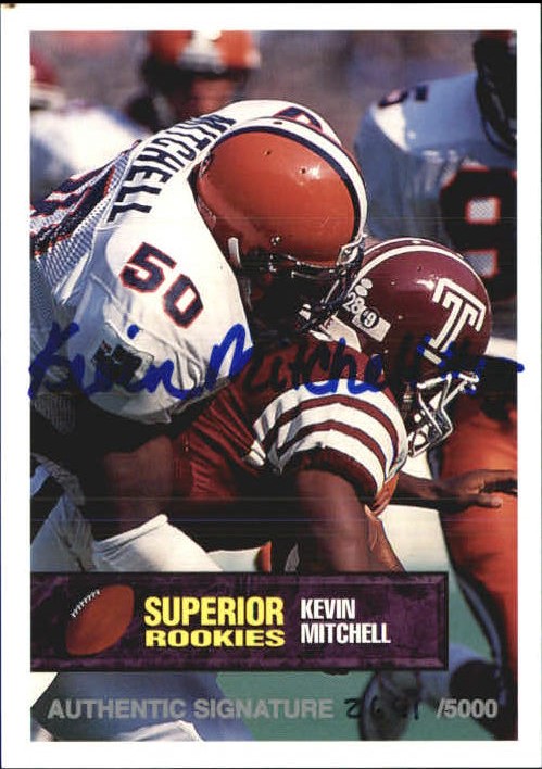 1994 Superior Rookies Autographs #51 Kevin Mitchell/5000