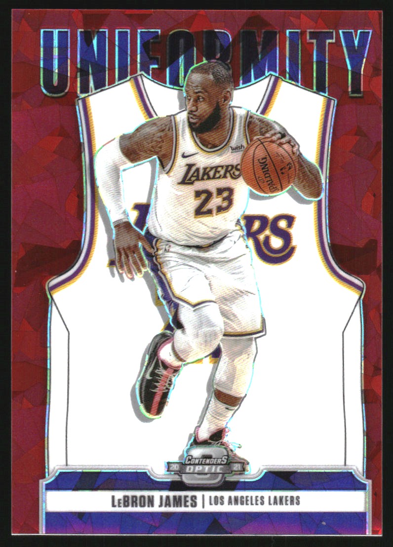 2020 Panini Prizm Red Ice LeBron James #1 PSA 10 GEM MINT on