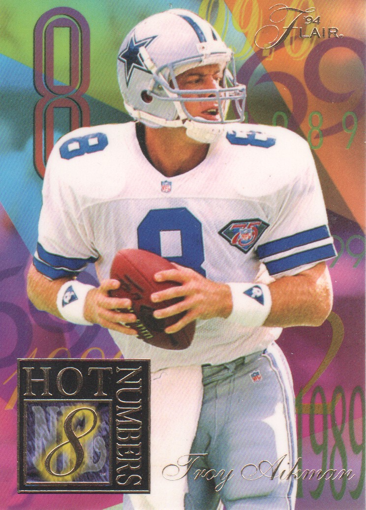 1994 Ultra Flair Hot Numbers #1 Troy Aikman