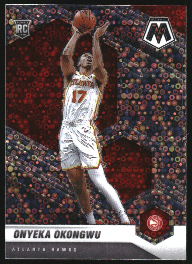 2020-21 Panini Mosaic Mosaic Fast Break Silver #225 Onyeka Okongwu