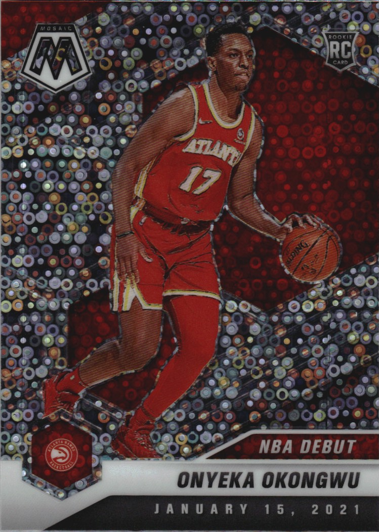 2020-21 Panini Mosaic Mosaic Fast Break Silver #274 Onyeka Okongwu