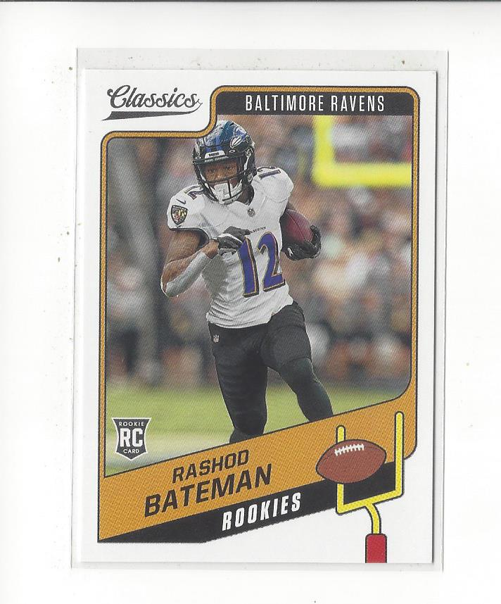 2021 Classics #160 Rashod Bateman RC