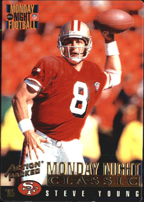 1995 Action Packed Monday Night Football Promos #1 Steve Young