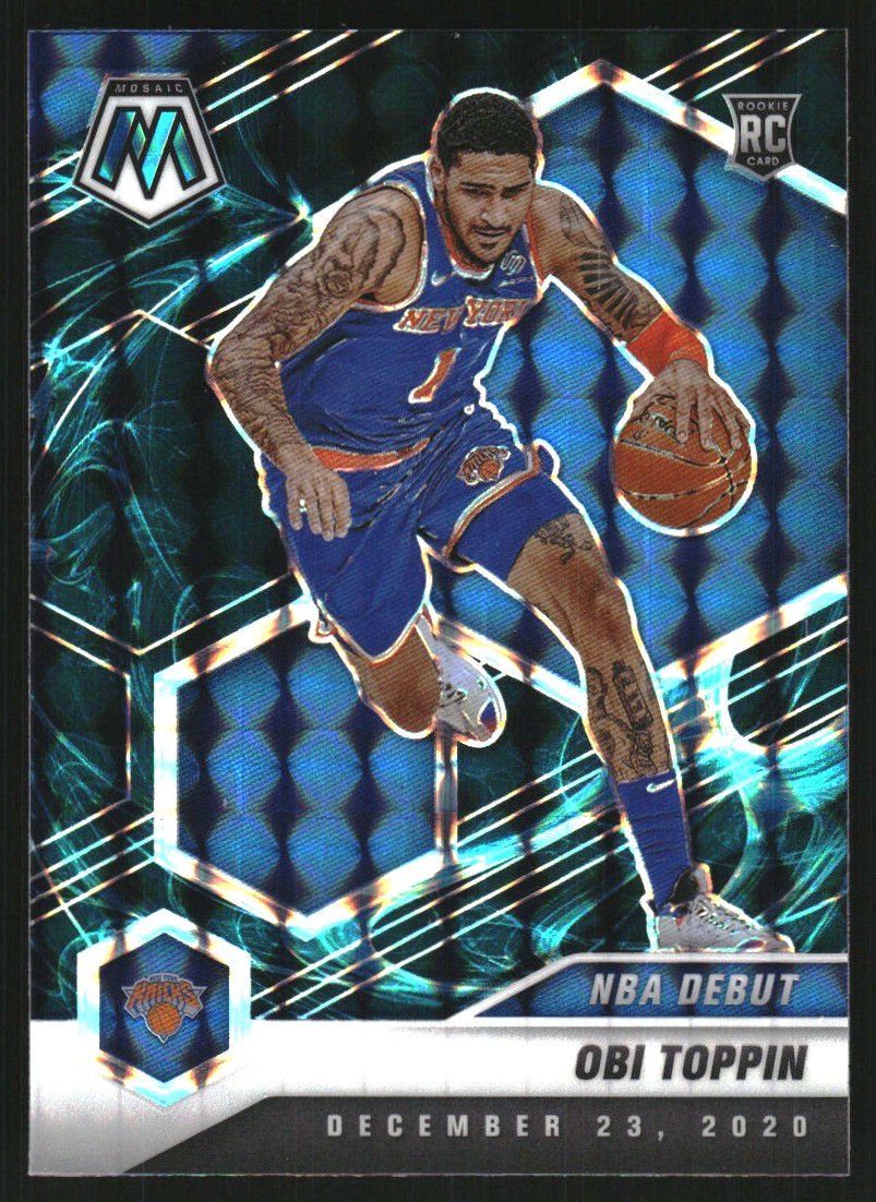 2020-21 Panini Mosaic Mosaic Genesis #273 Obi Toppin